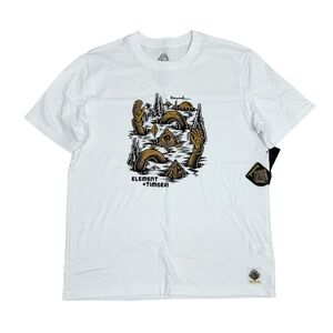 Element Timber Collection White Graphic T-Shirt